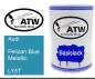 Preview: Audi, Pelican Blue Metallic, LY5T: 500ml Lackdose, von ATW Autoteile West.